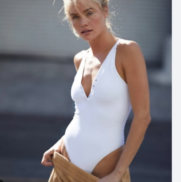 😍New free people movement happiness runs Henley bodysuit size xs/s - Picture 1 of 10